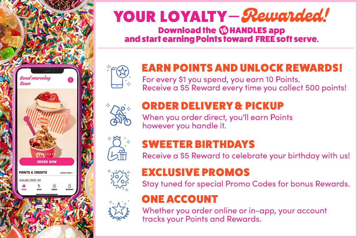 Rewards & App - 16 Handles